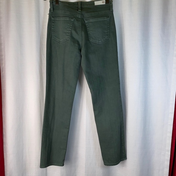 AG Isabelle Button Up High Rise Jeans Size 25 in Green 🆕 Retail $215!!! - Picture 10 of 15